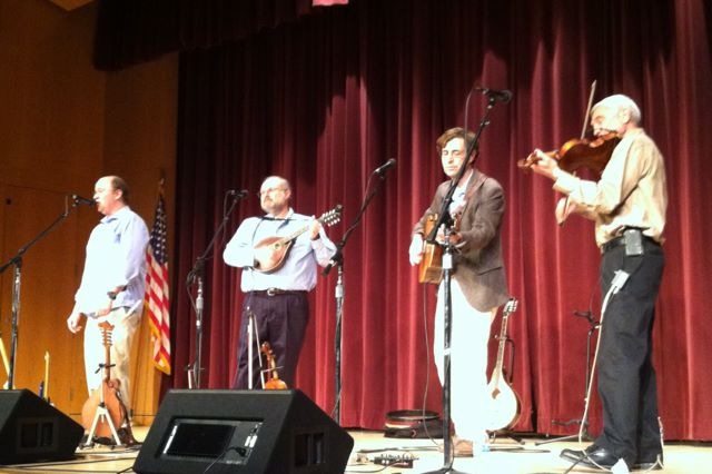 Nahtan, Virgil, Richard, and Jeff playing at the Pinecone NC History Museum concert