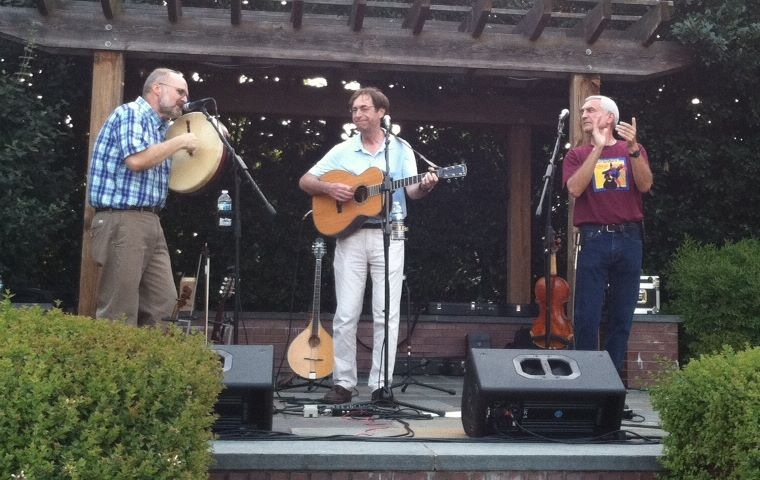 Virgil, Richard, and Jeff playing at Cary Starlight concert